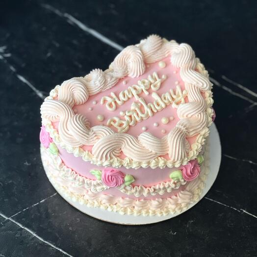 Торт Пастельное сердечко Ламбет 1,5кг