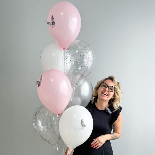 Гелиевые шары для девочек. Сет 1506