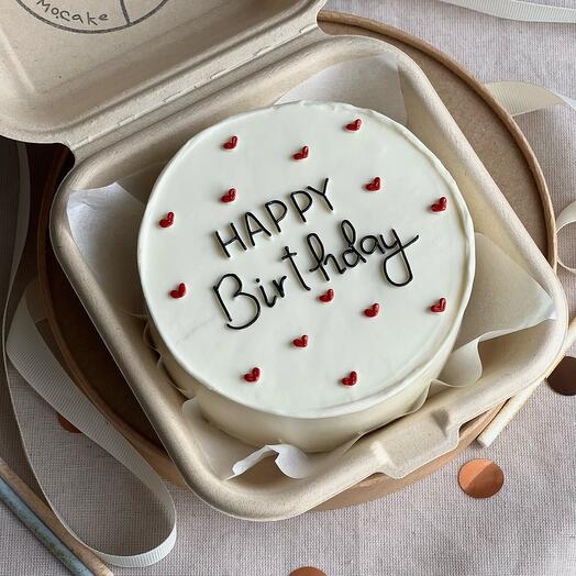 Бенто тортик «happy birthday»/сердечки