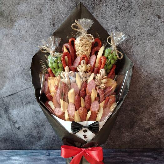 Букет мужской "Джеймс Бонд"-1