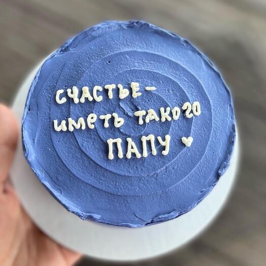 Бенто торт для Папы