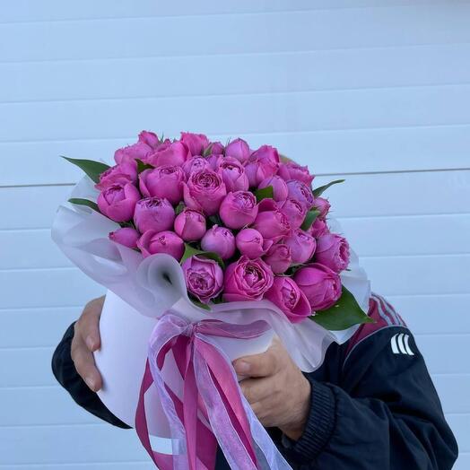 Цветы в коробке