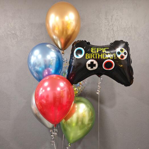 Набор воздушных шаров "Epic birthday"