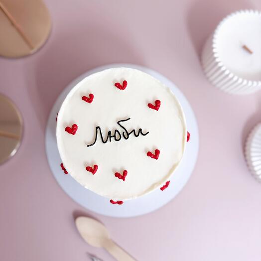 Бенто торт на 14 февраля