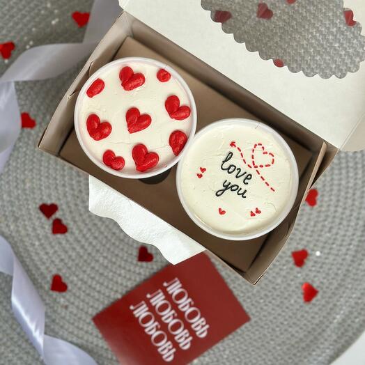 Два cake to go на день влюбленных 14 февраля
