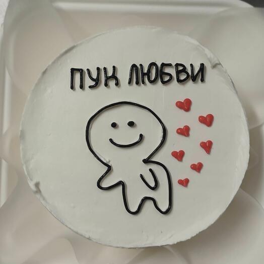 Бенто-торт "Пук любви"