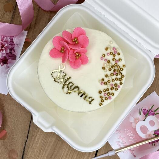 Бенто-торт Ванильная ягода 8 марта