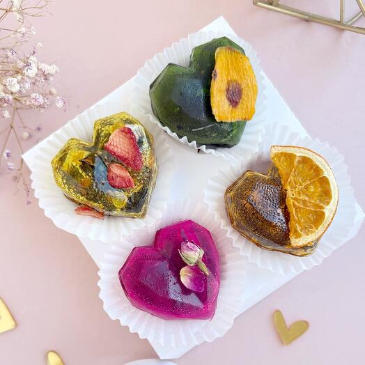 Чайный набор в подарок день рождения, маме, папе, девушке, коллеге, благодарность врачу , учителю, сердце, бомбочка