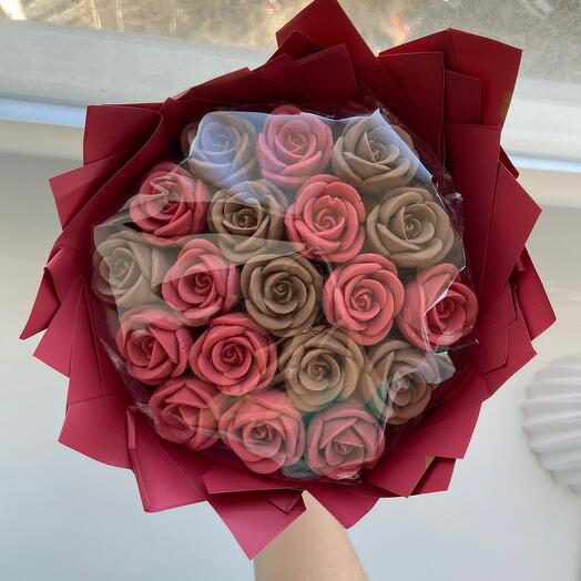 Шоколадный букет Розы