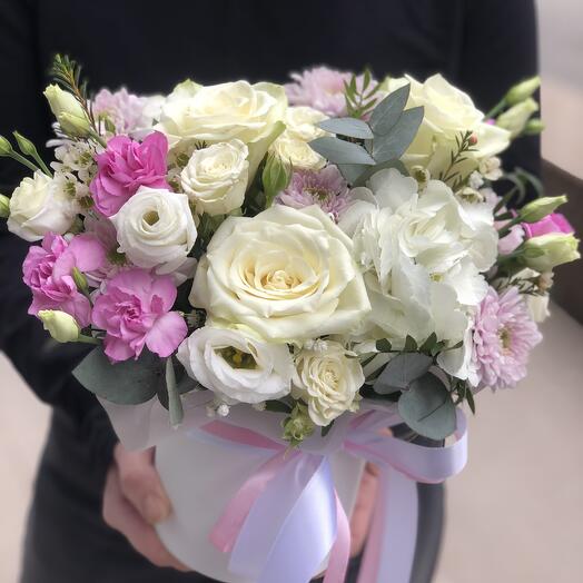 Flowers in a box " Lovely"