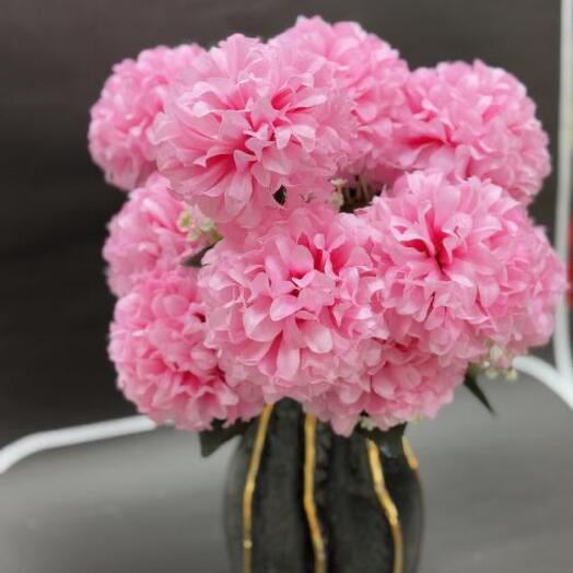 Шафран искусственный розовый 1 ветка 12 голов