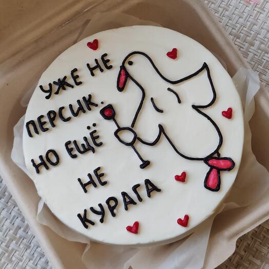 Бенто-торт "Уже не персик..."