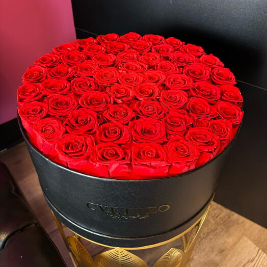 Forever red roses 50 stems