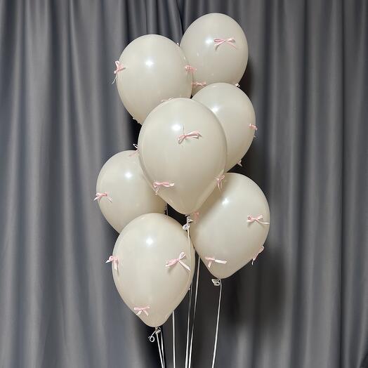 Шары с декором бант