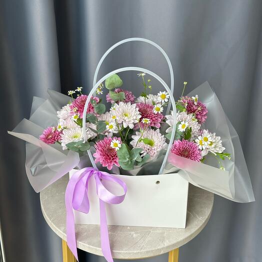 Bolso de lavanda floral