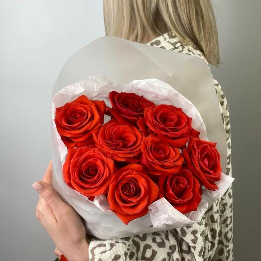 🌹 Букет от Flowersgift из 9 красных роз ▪️ 2