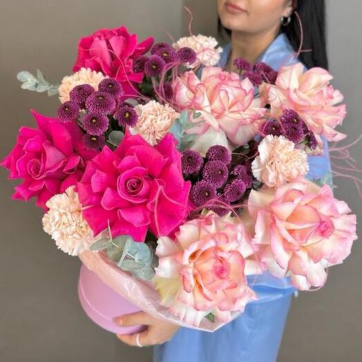 Фуксия💕 ( Фанцузские розы, сантини, диантусы)