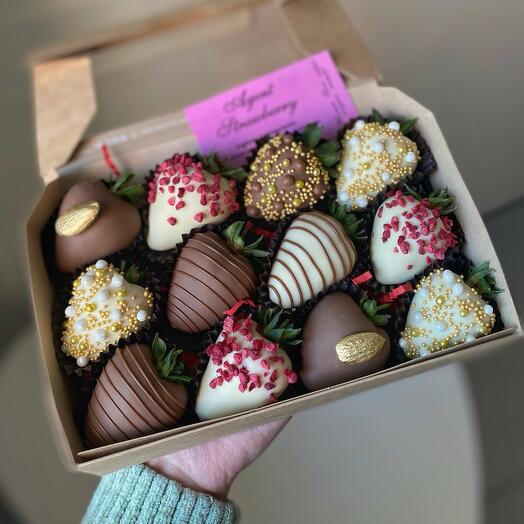 Fresas cubiertas de chocolate