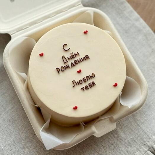 Bento torta "szeretlek"