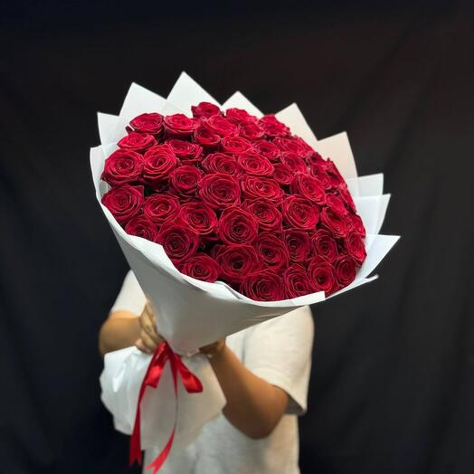 Шикарные розы 51 шт🌹