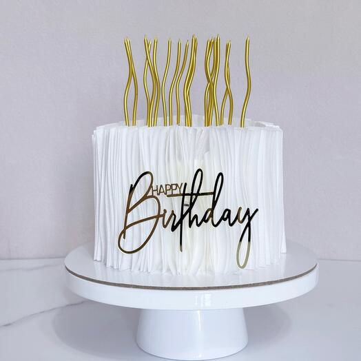 Торт happy birthday