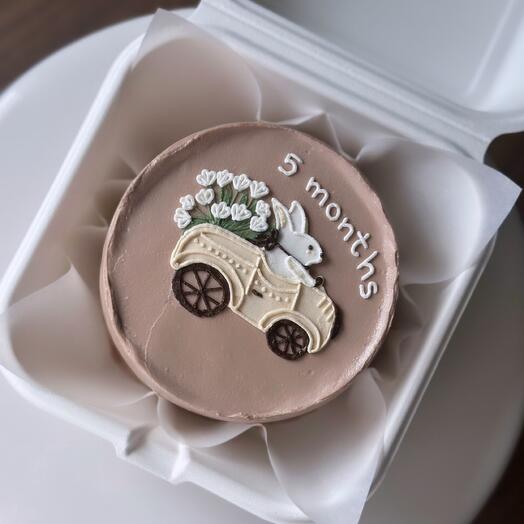 Детский бенто-тортик на каждый месяц 🤍