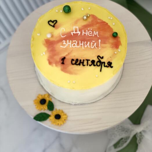 Торт «С днем знаний»