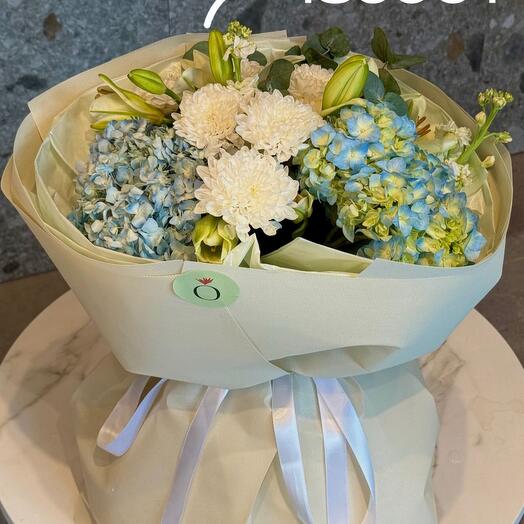 Нежный необычный букет