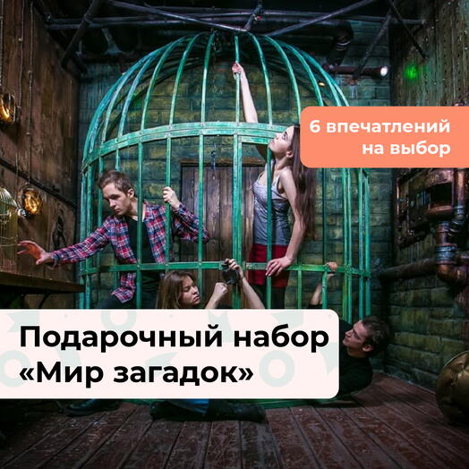 Мир загадок. Подарочный набор тематических квестов 6 в 1