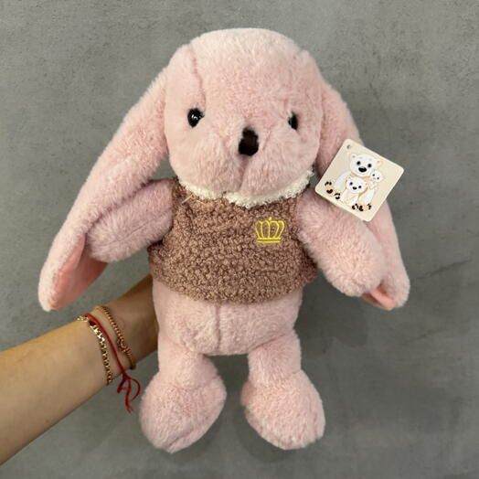 Зайка розовый