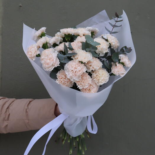 Монобукет из диантусов Брют (25шт)
