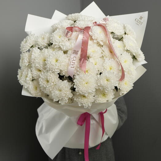 Моно букет из хризантем