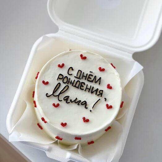 Бенто торт "С Днем рождения, Мама"! 🧁🍰🎂🍥🍭🍬️