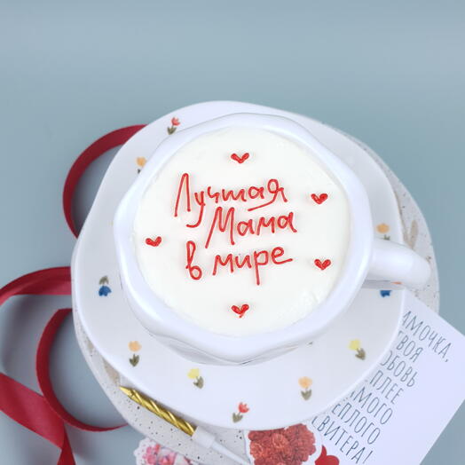 Бенто торт в кружке маме