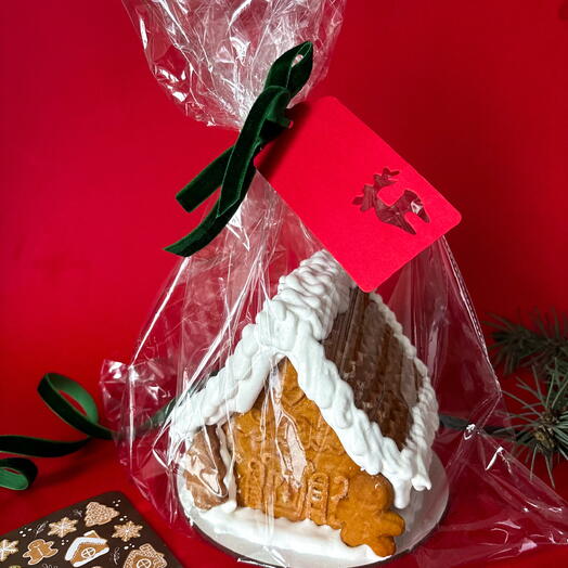 Пряничный домик в подарок на Новый год