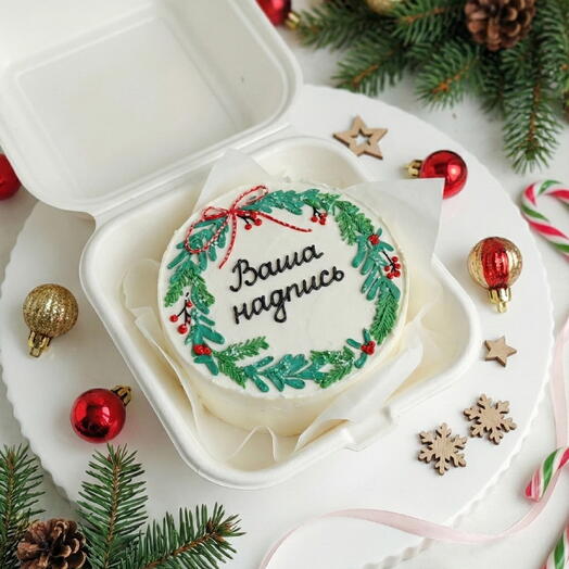 Бенто торт новогодний, на новый год подарок 🎄