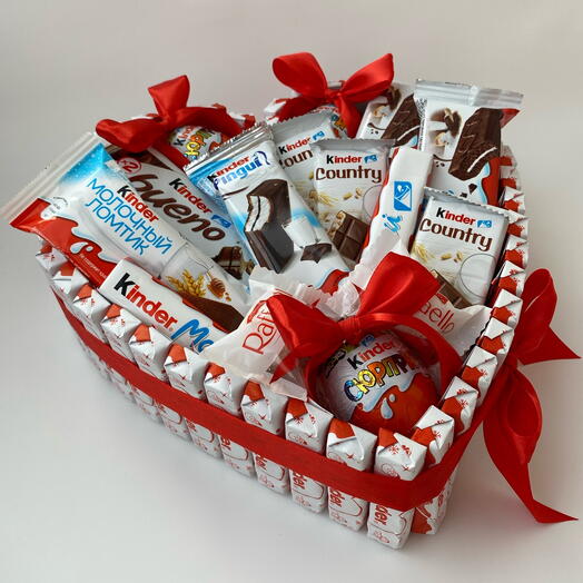 «Девочка сладость» |Вкусный подарок с Kinder chocolate