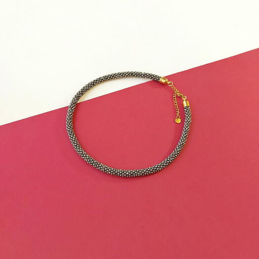 Чокер из натурального пирита "Сфера", украшенное на шею, ожерелье, колье, подарок девушке