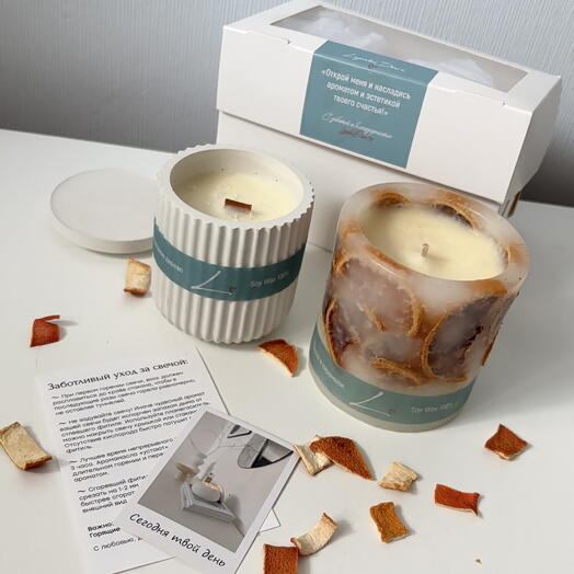 Подарочный набор свечей 3