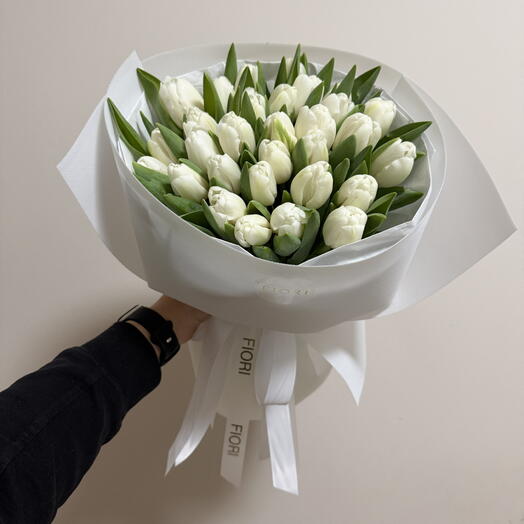 White tulips