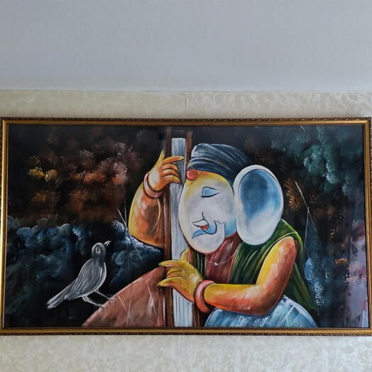 Большая картина ГАНЕША и СИТАР