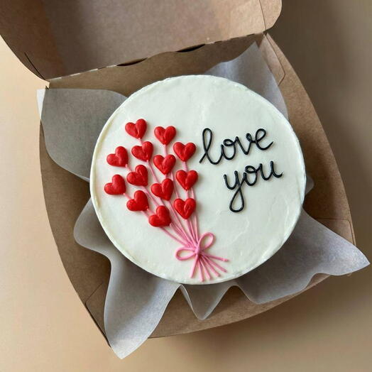 Бенто-торт любимому/любимой «Love you»
