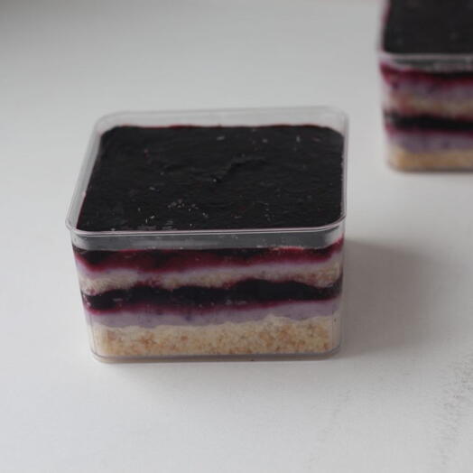 Cake box "Черничный пирог" , кейк бокс 1 шт