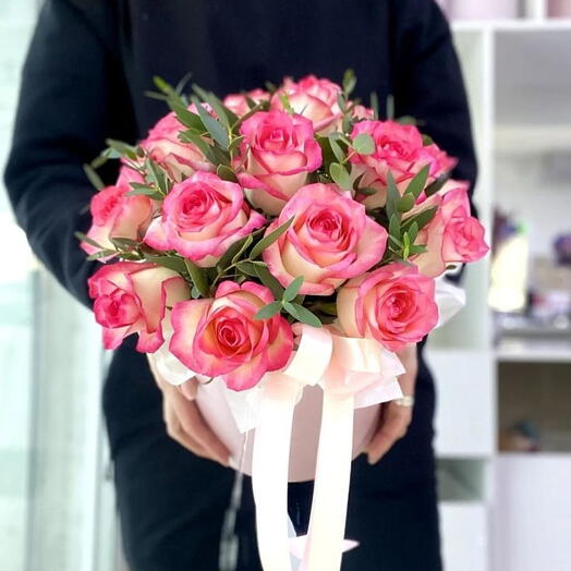 Розы в коробке🌸