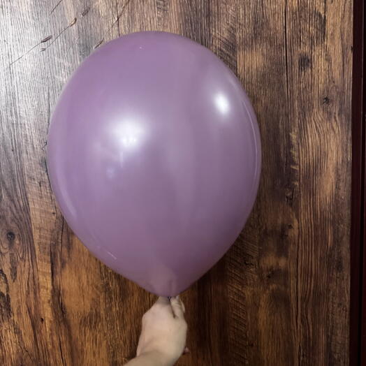 Шар пудровая Роза гелиевый