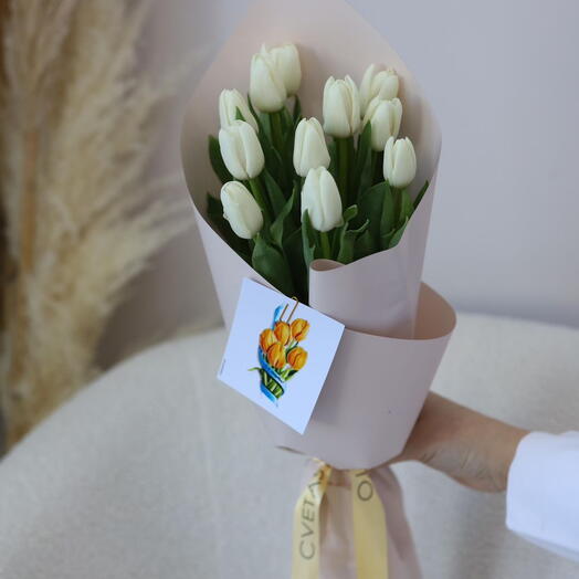 11 ақ тюльпан