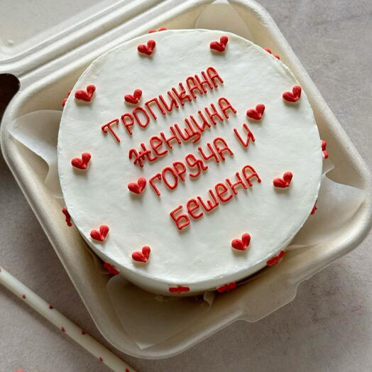 Бенто-торт «тропикана женщина»