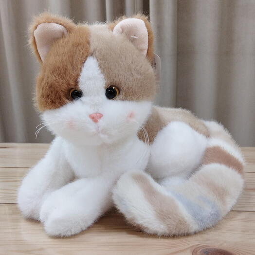 Мягкая игрушка кот с длинным хвостом