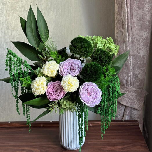 Стабилизированные цветы "Лавандовый шёпот"