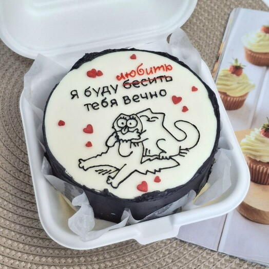 Бенто торт с котиком